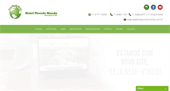 Desktop Screenshot of hotelpiccolomondo.com.br